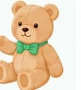 Orsetto decorativo per guida vestiti cerimonia bambini